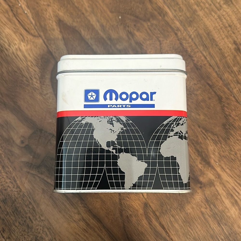 Mopar Parts Coasters Metal Tin